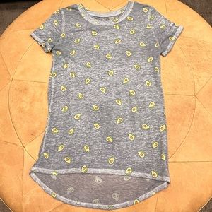 Zoe + Liv Grey Avocado Shirt